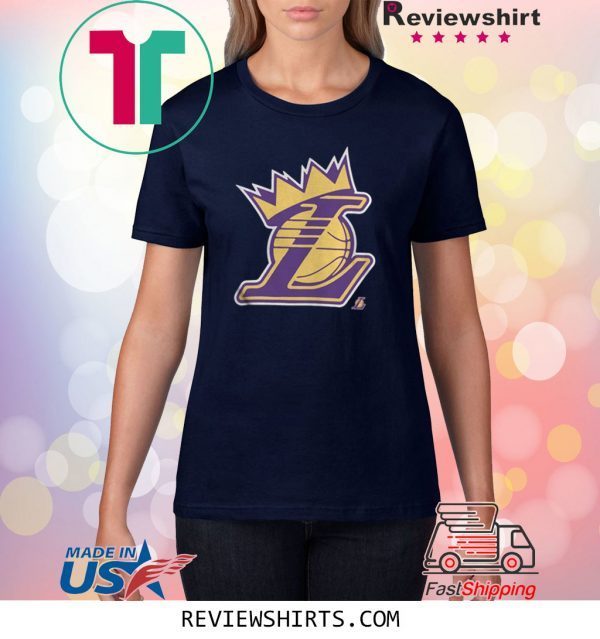 LEBRON JAMES LOS ANGELES LAKERS CROWN T-SHIRT