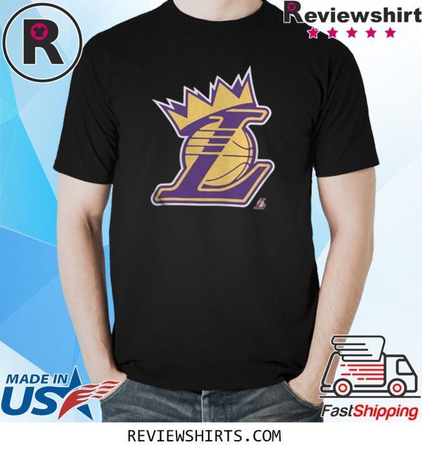 LEBRON JAMES LOS ANGELES LAKERS CROWN T-SHIRT