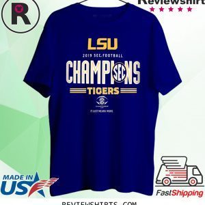 LSU Tigers Original Football Champions Locker Room Tee Shirt