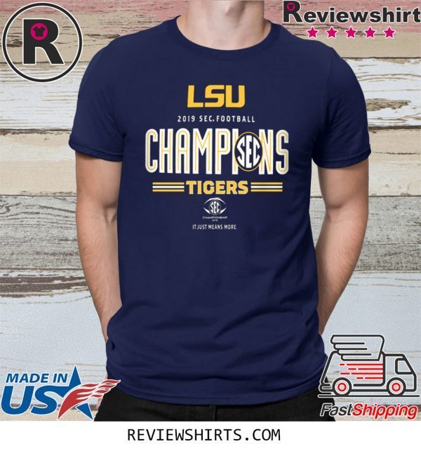 LSU Tigers Original Football Champions Locker Room Tee Shirt