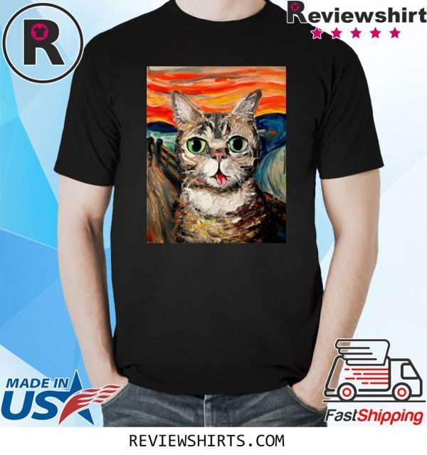 Lil Bub The Scream Vincent Van Gogh T-Shirt