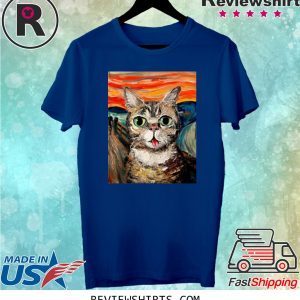 Lil Bub The Scream Vincent Van Gogh T-Shirt