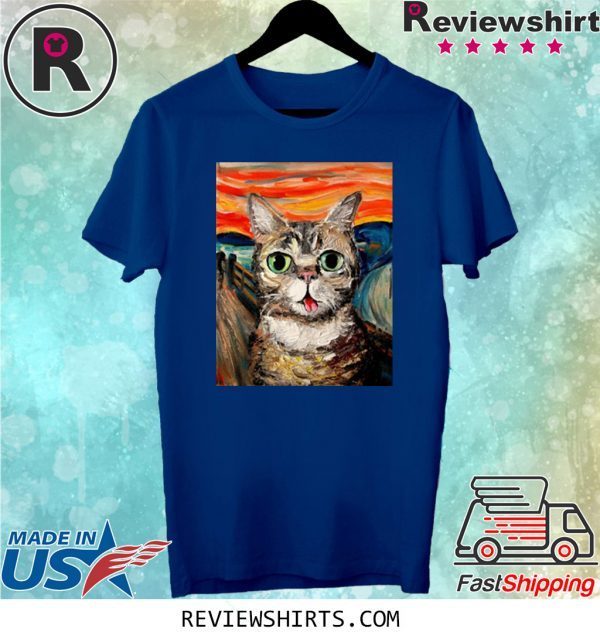 Lil Bub The Scream Vincent Van Gogh T-Shirt