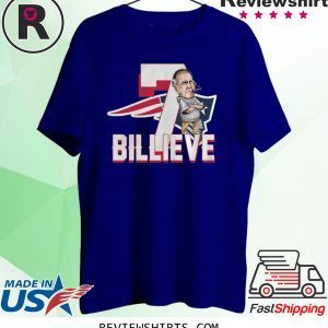 NEW ENGLAND PATRIOTS 7 BILLIEVE VS BUFFALO BILLS T-SHIRT