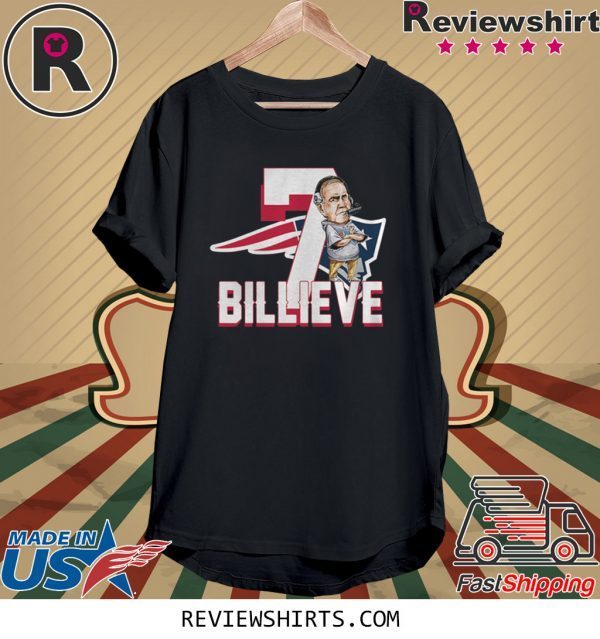 NEW ENGLAND PATRIOTS 7 BILLIEVE VS BUFFALO BILLS T-SHIRT