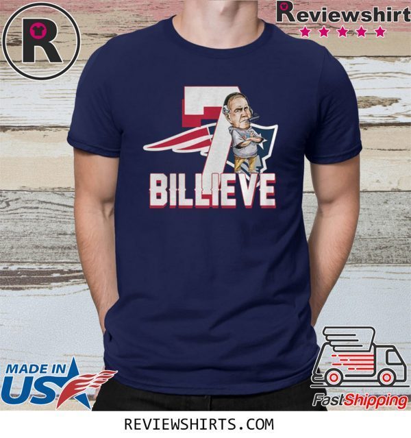 NEW ENGLAND PATRIOTS 7 BILLIEVE VS BUFFALO BILLS T-SHIRT