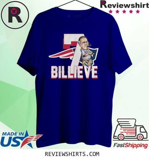 NEW ENGLAND PATRIOTS 7 BILLIEVE VS BUFFALO BILLS T-SHIRT