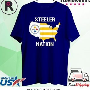 Nation Football Team Pittsburgh Steeler T-Shirt