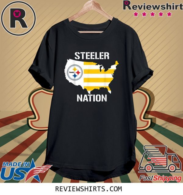 Nation Football Team Pittsburgh Steeler T-Shirt