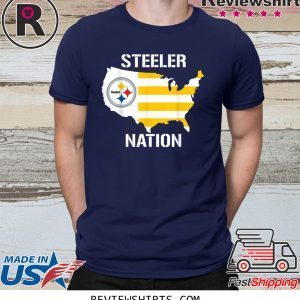 Nation Football Team Pittsburgh Steeler T-Shirt