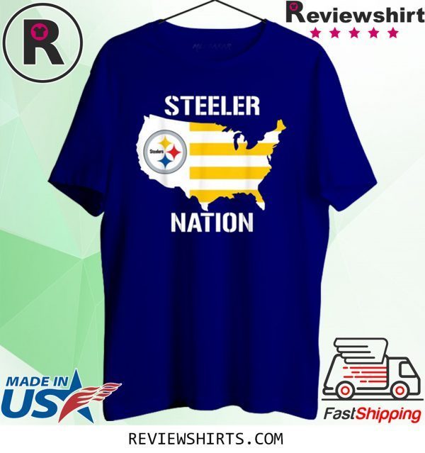 Nation Football Team Pittsburgh Steeler T-Shirt