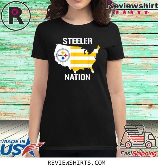 Nation Football Team Pittsburgh Steeler T-Shirt