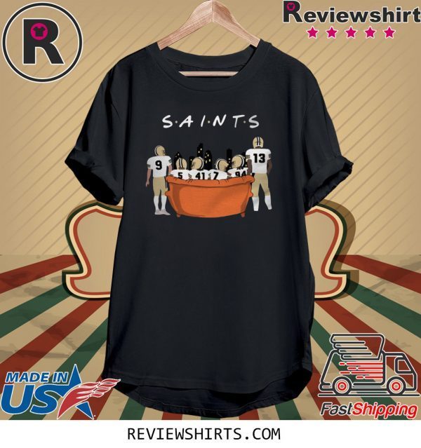 Official New Orleans Saints Friends TV Show T-Shirt