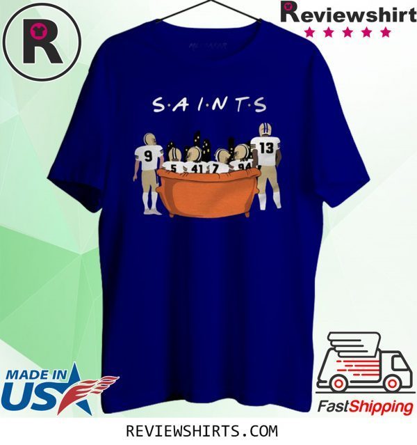 Official New Orleans Saints Friends TV Show T-Shirt