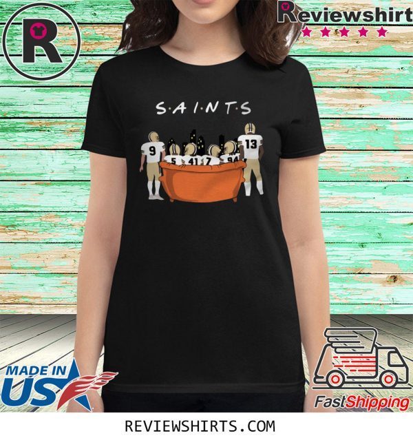 Official New Orleans Saints Friends TV Show T-Shirt