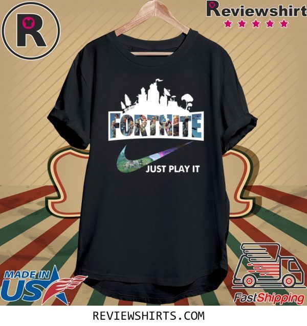 Nike Fortnite Game Just Play It T-Shirt