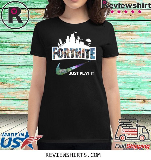 Nike Fortnite Game Just Play It T-Shirt