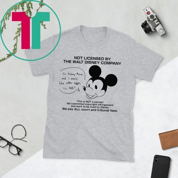 Not Licensed By The Walt Disney Company Mickey Mouse Shirt