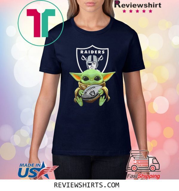 Baby Yoda Hug Ball Raiders Shirt