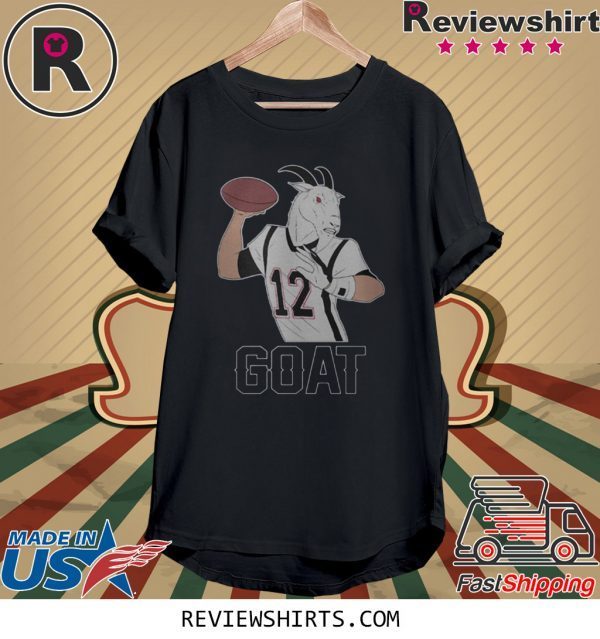 Official Tom Brady Goat 12 Shirt