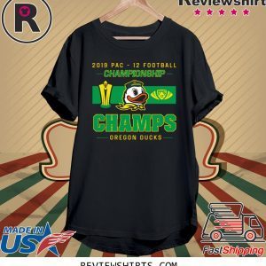 Oregon Ducks 2019 Pac 12 Championship T-Shirt