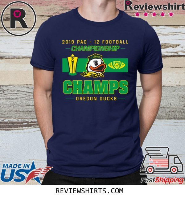 Oregon Ducks 2019 Pac 12 Championship T-Shirt