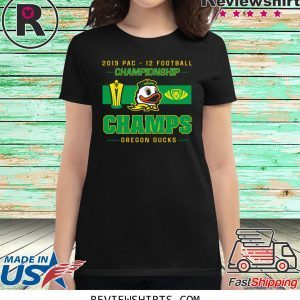 Oregon Ducks 2019 Pac 12 Championship T-Shirt