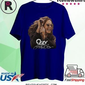 Ozzy Osbourne Black Sabbath signature t-shirt