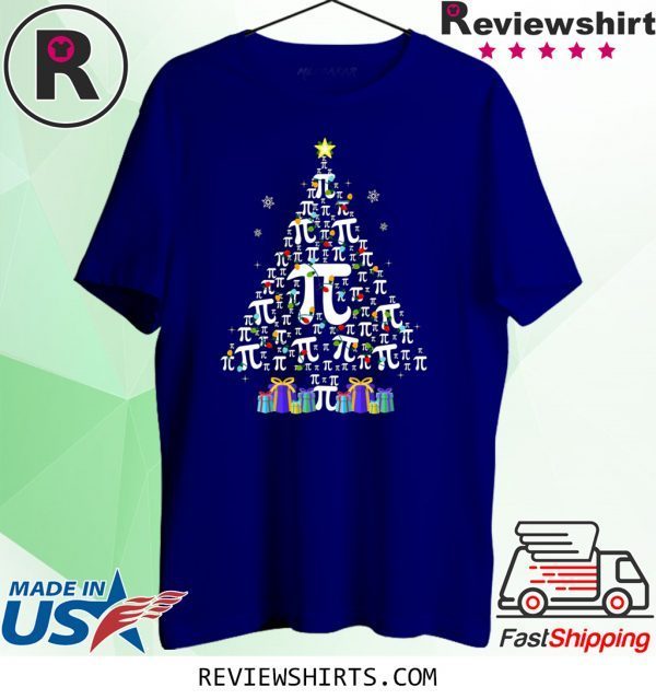 Pi christmas tree christmas t-shirt