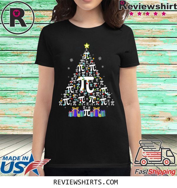 Pi christmas tree christmas t-shirt