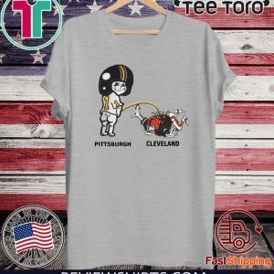 Pittsburch Pee Cleveland Shirt - Piss on Pittsburgh Steelers Pee Cleve T-Shirt