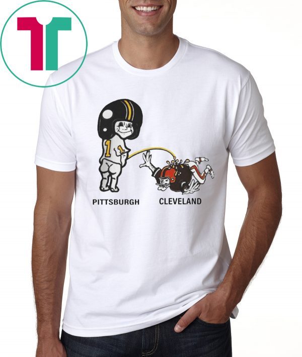 Pittsburch Pee Cleveland T-Shirt