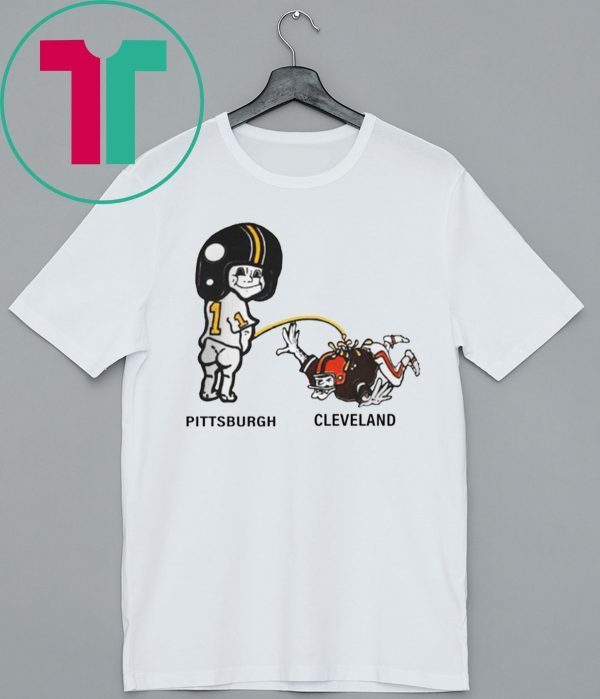 Pittsburch Pee Cleveland T-Shirt