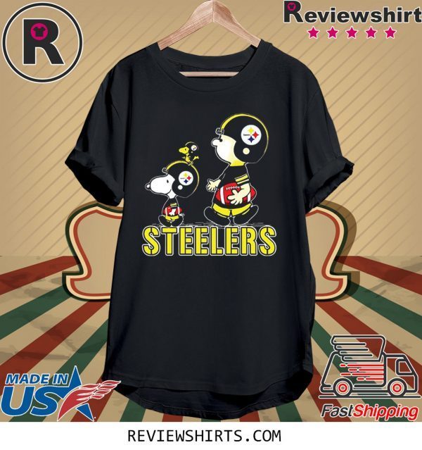 Pittsburgh Steelers Snoopy Charlie Brown T-Shirt