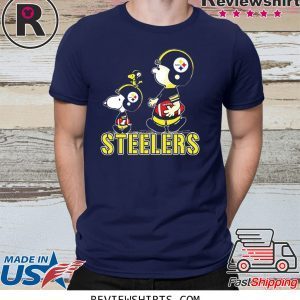 Pittsburgh Steelers Snoopy Charlie Brown T-Shirt