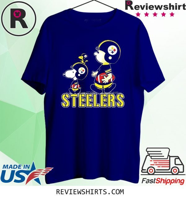 Pittsburgh Steelers Snoopy Charlie Brown T-Shirt