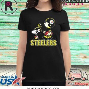 Pittsburgh Steelers Snoopy Charlie Brown T-Shirt