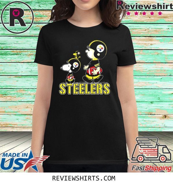 Pittsburgh Steelers Snoopy Charlie Brown T-Shirt