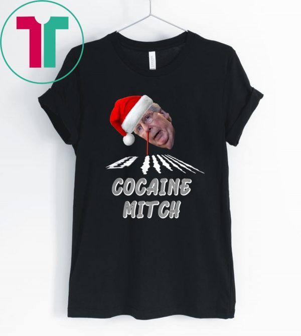 SANTA COCAINE MITCH CHRISTMAS 2020 T-SHIRT