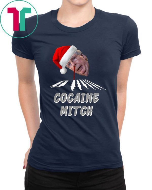 SANTA COCAINE MITCH CHRISTMAS 2020 T-SHIRT