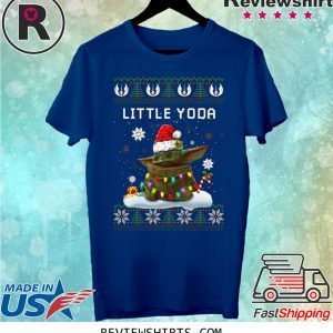 Santa Baby Yoda little Yoda ugly christmas shirt