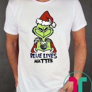 Santa Grinch Blue Lives Matter Classic T-Shirt