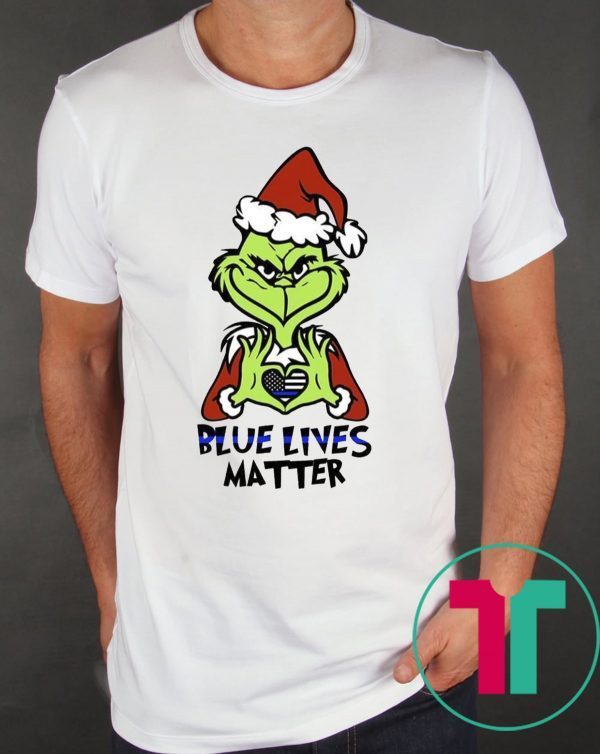 Santa Grinch Blue Lives Matter Classic T-Shirt