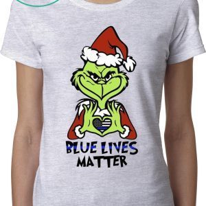 Santa Grinch Blue Lives Matter Classic T-Shirt