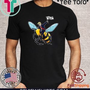 Save The Bees Trump Riding Bee Tee Shirt