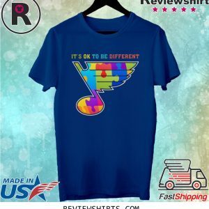 St Louis Blues It's ok to be different shirt