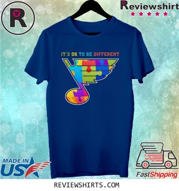 St Louis Blues It's ok to be different shirt