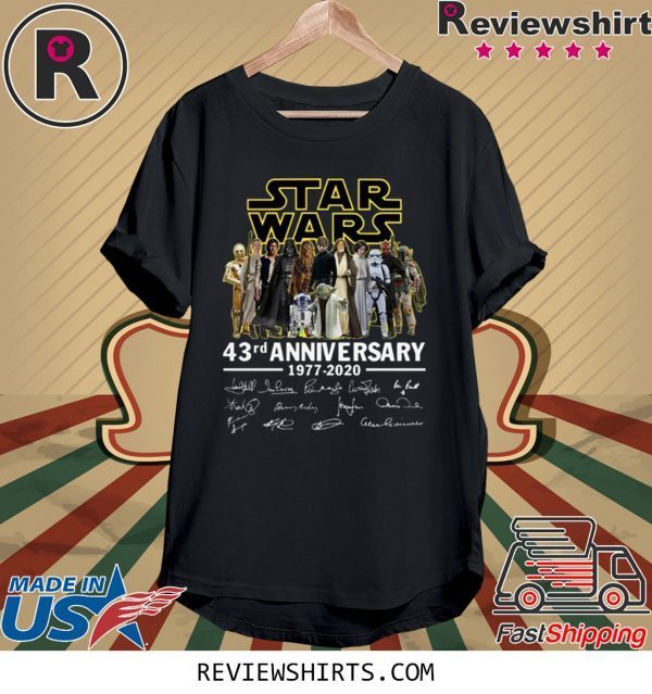 Star Wars 43rd Anniversary Signatures T-Shirt