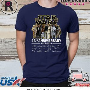 Star Wars 43rd Anniversary Signatures T-Shirt