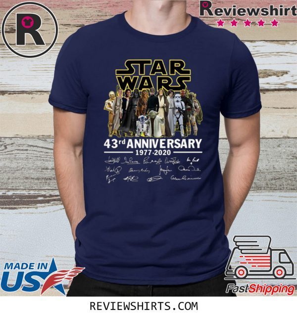 Star Wars 43rd Anniversary Signatures T-Shirt